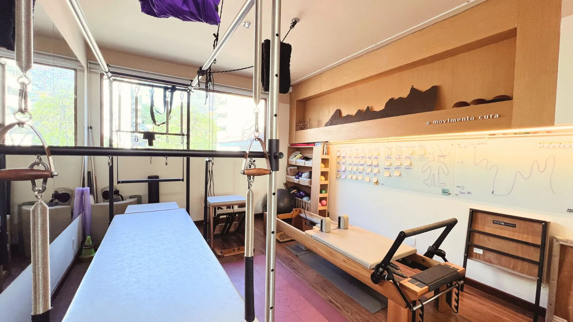 Estúdio de Pilates e fisioterapia no Jardim Botânico