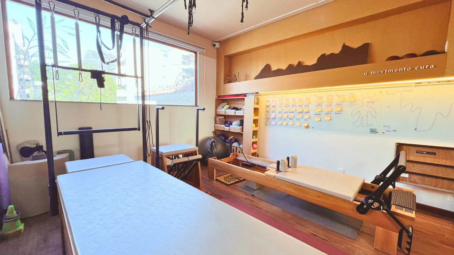 Estúdio de Pilates e fisioterapia no Jardim Botânico